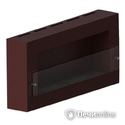 Биокамин ЭкоЛайф Window Fat II Glass black burgundy Арома в Лесному